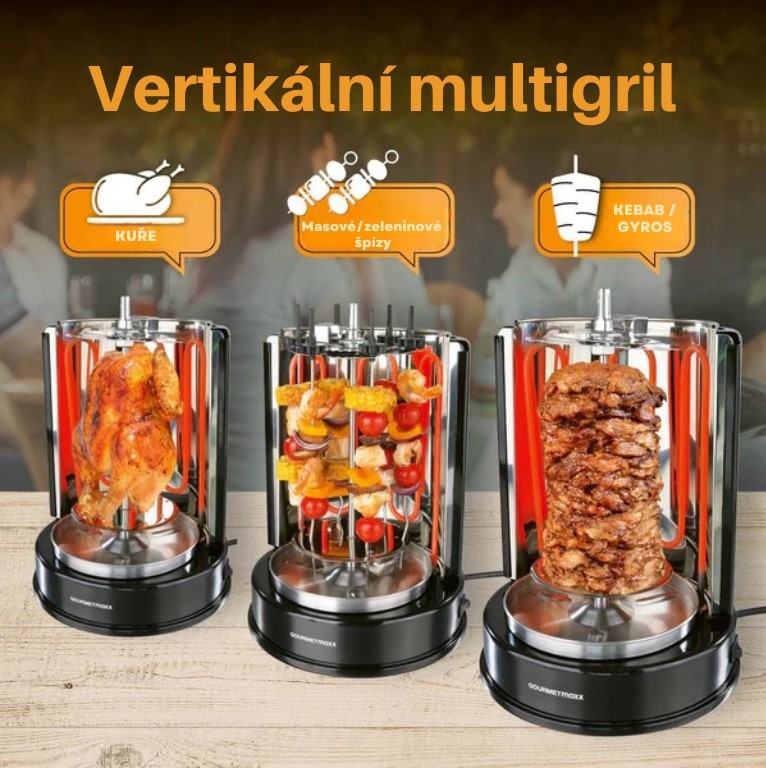 GourmetMaxx Vetikální Döner gril 05914 (2)